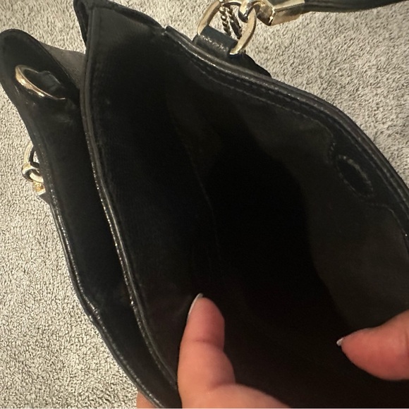 Coach Black Pebbled Leather Tote - Picture 8 of 9